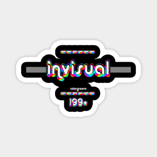 Invisual 1990 ColorGroove Retro-Rainbow-Tube nostalgia (wf) Magnet