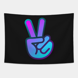 Two fingers (PEACE) Tapestry