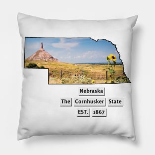 Nebraska USA Pillow