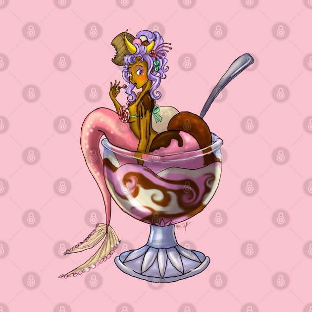 Sweets and Ice Cream Mermaid by kaemcspadden@gmail.com