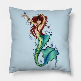 Mermaid Bubbles Pillow