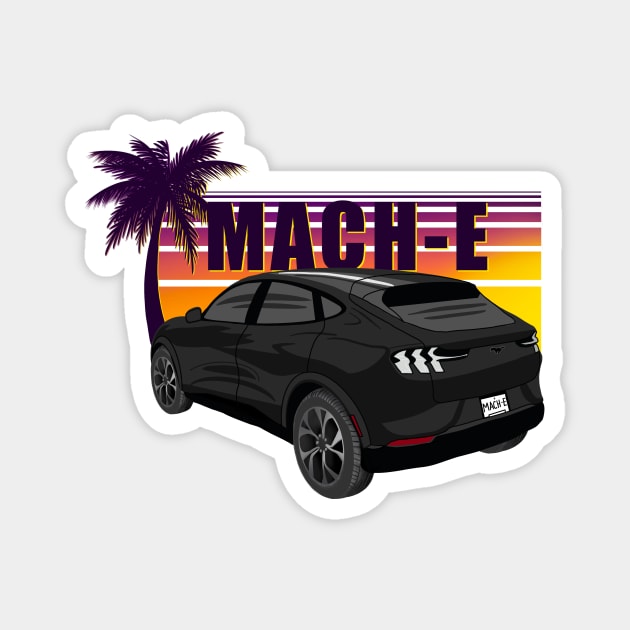Sunset Mach-E in Shadow Black Magnet by zealology