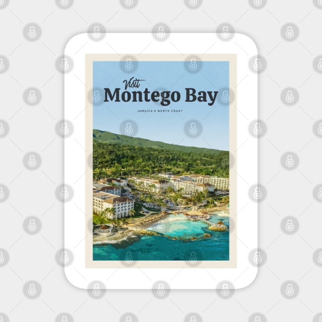 Visit Montego Bay Magnet by Mercury Club