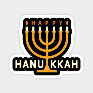 Menorah Happy Hanukkah Magnet