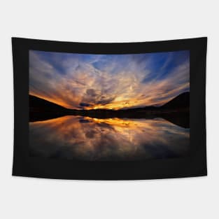 Sunset reflections Tapestry