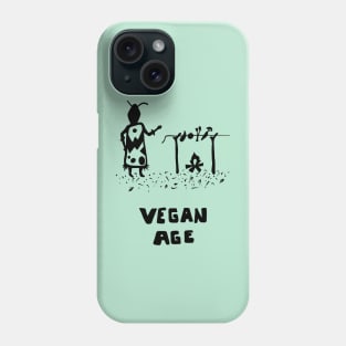 Vegan Cave Person Phone Case