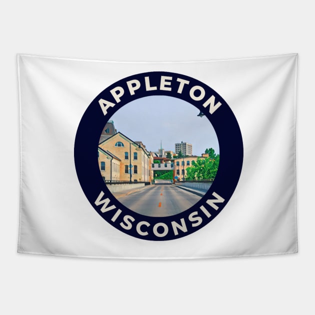 Appleton Wisconsin Tapestry by zsonn