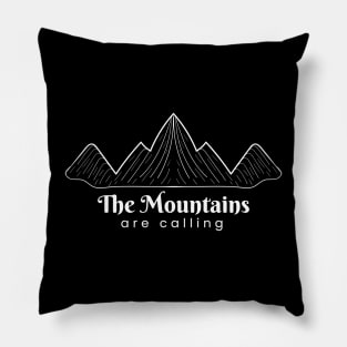 The mountains are calling Pillow