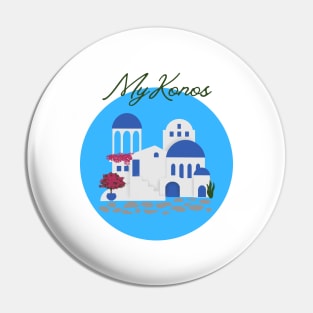 Mykonos Pin