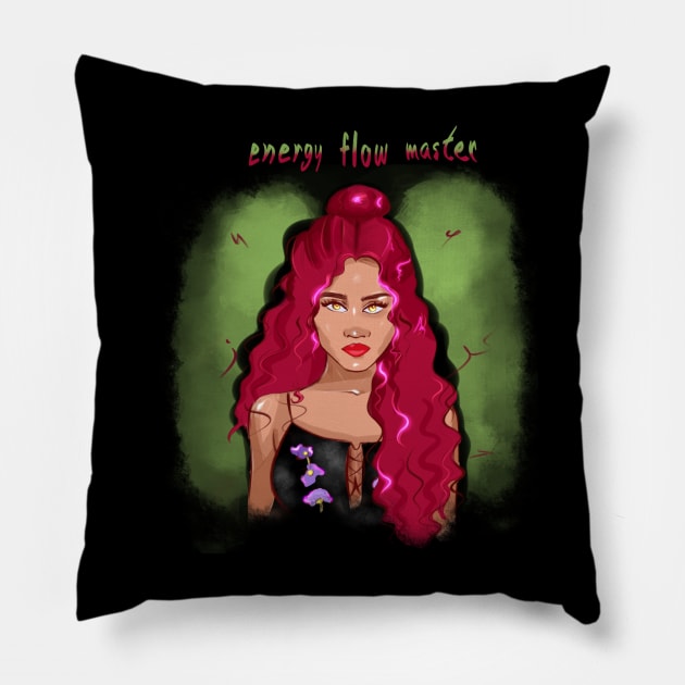 Energy flow Pillow by Ilham_designs