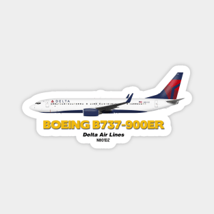 Boeing B737-900ER - Delta Air Lines Magnet