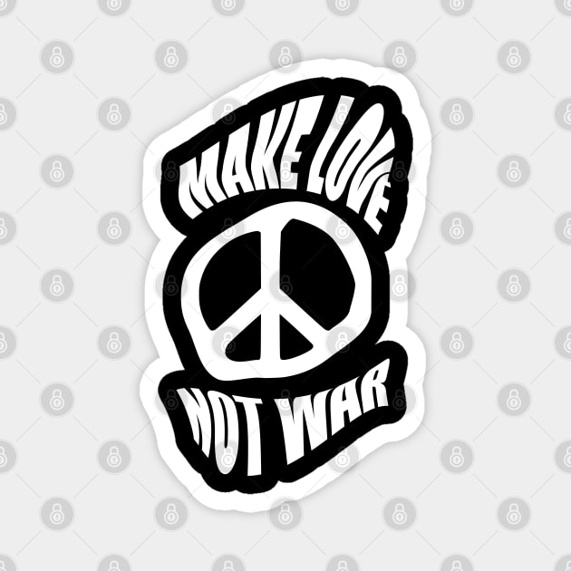 Make Love Not War Magnet by YellowSplash