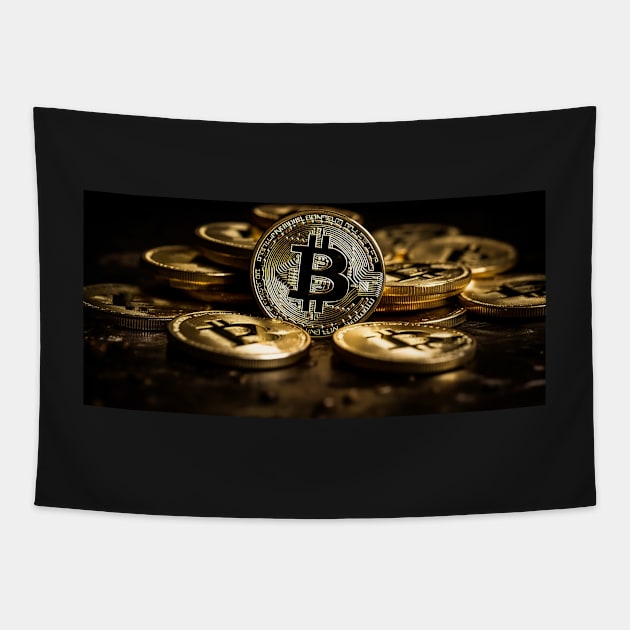 Bitcoin - Trader Life Tapestry by alanrceratti