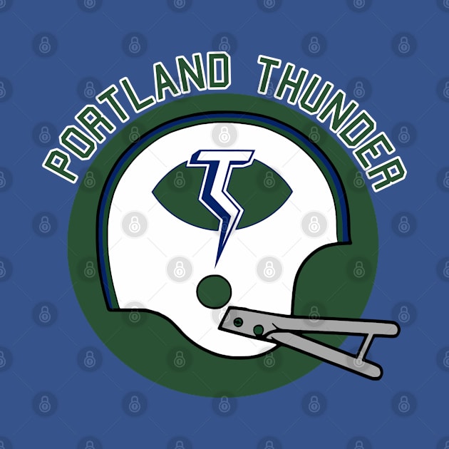 Portland Thunder World Football League) 1975 by HelmetAddict