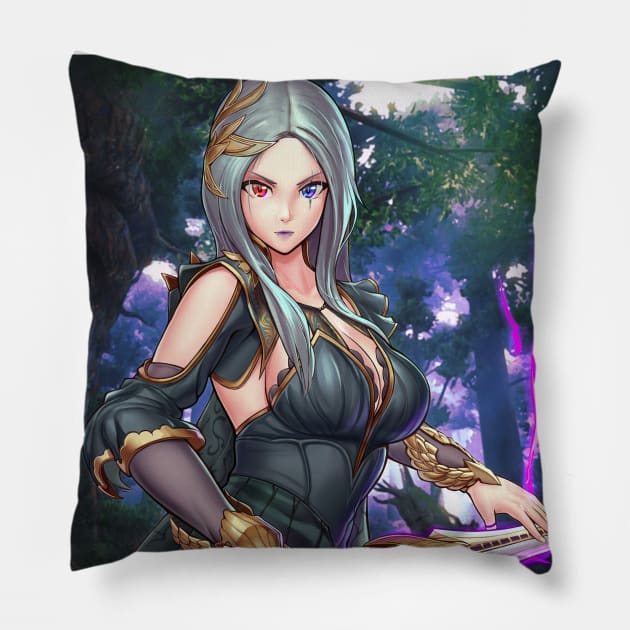 Azaerea (Black Desert Online) Pillow by hybridmink