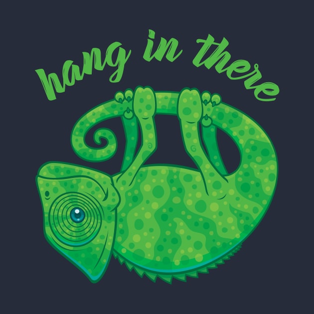 Hang In There Magical Chameleon by fizzgig