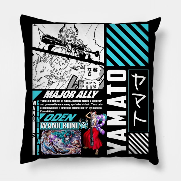 yamato wano country Pillow by Sparkledoom