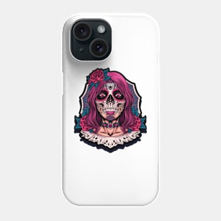 Muertos Skull Girl Phone Case