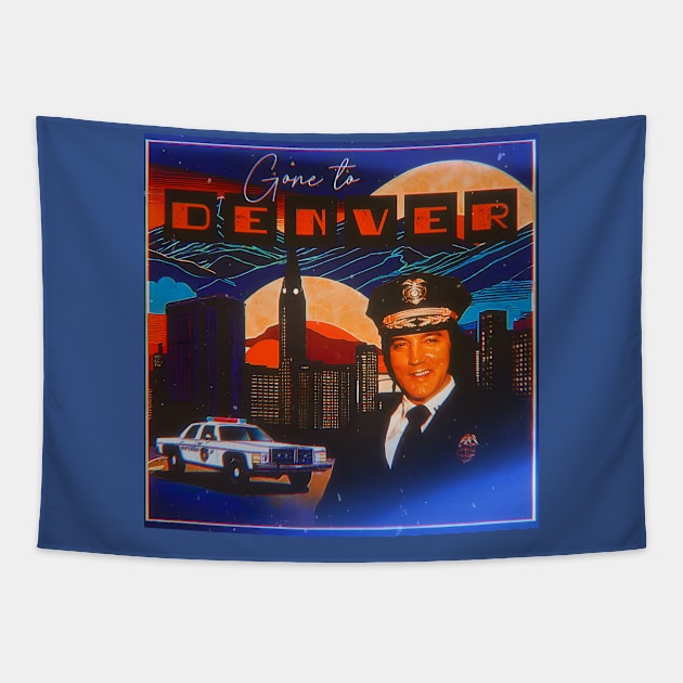 Gone To Denver Tapestry by Aloha From El Perrito 