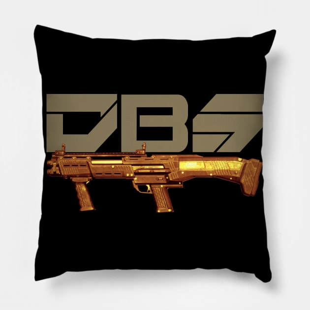 Shotgun DBS Pillow by Aim For The Face