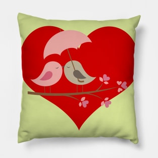 Bird Love Pillow