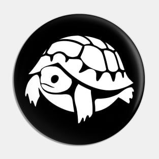 Baby russian tortoise, stylized for tortoise lover Pin