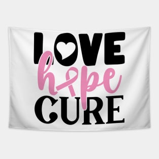 Love Hope Cure Tapestry