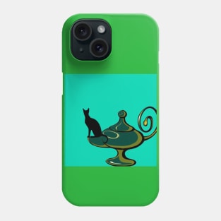 THE CAT AND THE LAMP Phone Case