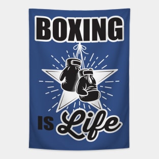 Boxing is life Tapestry