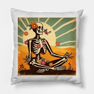 Zen Bones Bloom Pillow