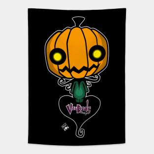 Pumpkin Monster Tapestry