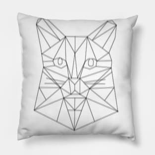 Geometric Animals : Cat Pillow