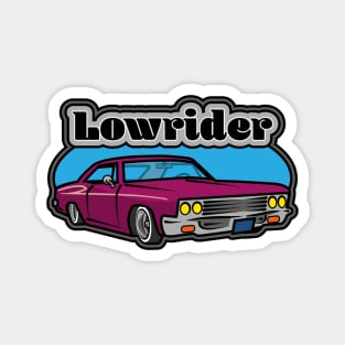 Lowrider Chevy Impala Magnet