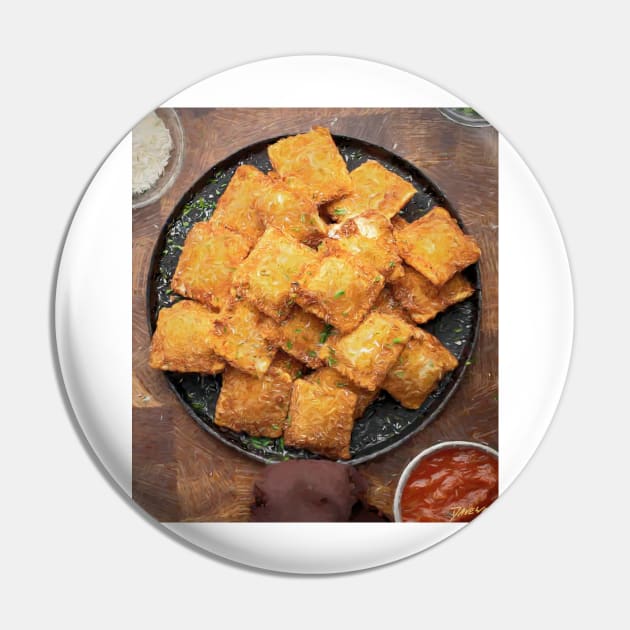 Toasted Ravioli Pin by DesignDLW