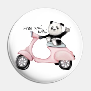 Wild and free Pin