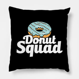 Cute & Funny Donut Squad Donut Lover Pillow