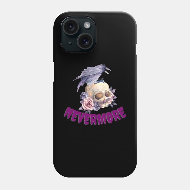 POE NEVERMORE DESIGN Phone Case by The C.O.B. Store