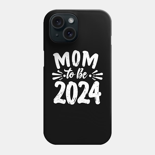 Mom to be 2024, pregnancy announcement Phone Case by Funny sayings