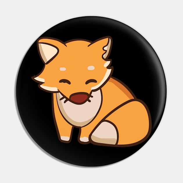Fox cute animal Pin by Jackys Design Room