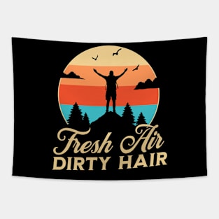 Fresh Air Dirty Hair Tapestry