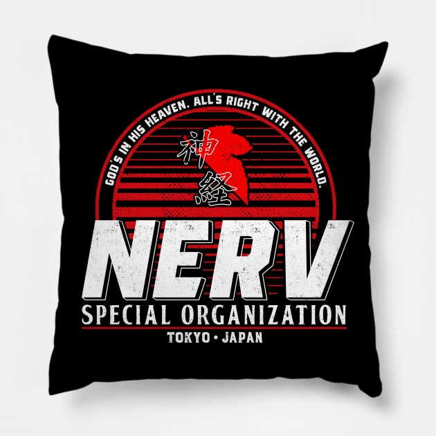 Nerv Evangelion Pillow by OniSide