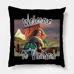 Viking T-Shirt Freydis Welcome to Vinland T-Shirt Shield Maiden Mug Pillow