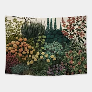 Beautiful Wildflowers garden Tapestry