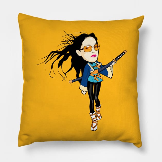 Samurai Vibe Pillow by jafaris