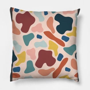 Abstract Paint Pattern Larger Scale Graphic Pillow