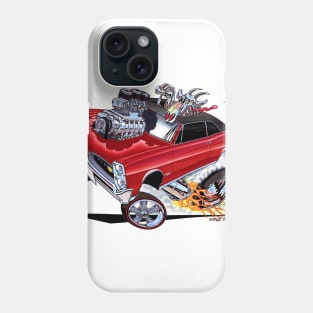 GOATINATOR 1966 GTO Red Phone Case