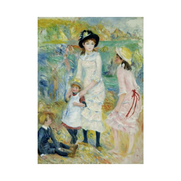 Children on the Seashore, Guernsey by Auguste Renoir by Classic Art Stall