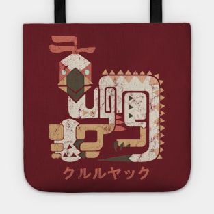 Monster Hunter World Kulu-Ya-Ku Kanji Icon Tote