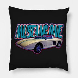 62 Ford Mustang One Prototype Pillow