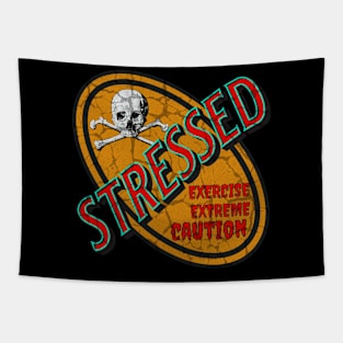 stressed warning funny phrase Tapestry